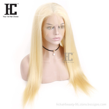 613 Blonde Brazilian Wig 13*4 Straight 613 Lace Front Wig 150% Lace Front Human Hair Wigs Pre-Plucked With Baby Hair For Women